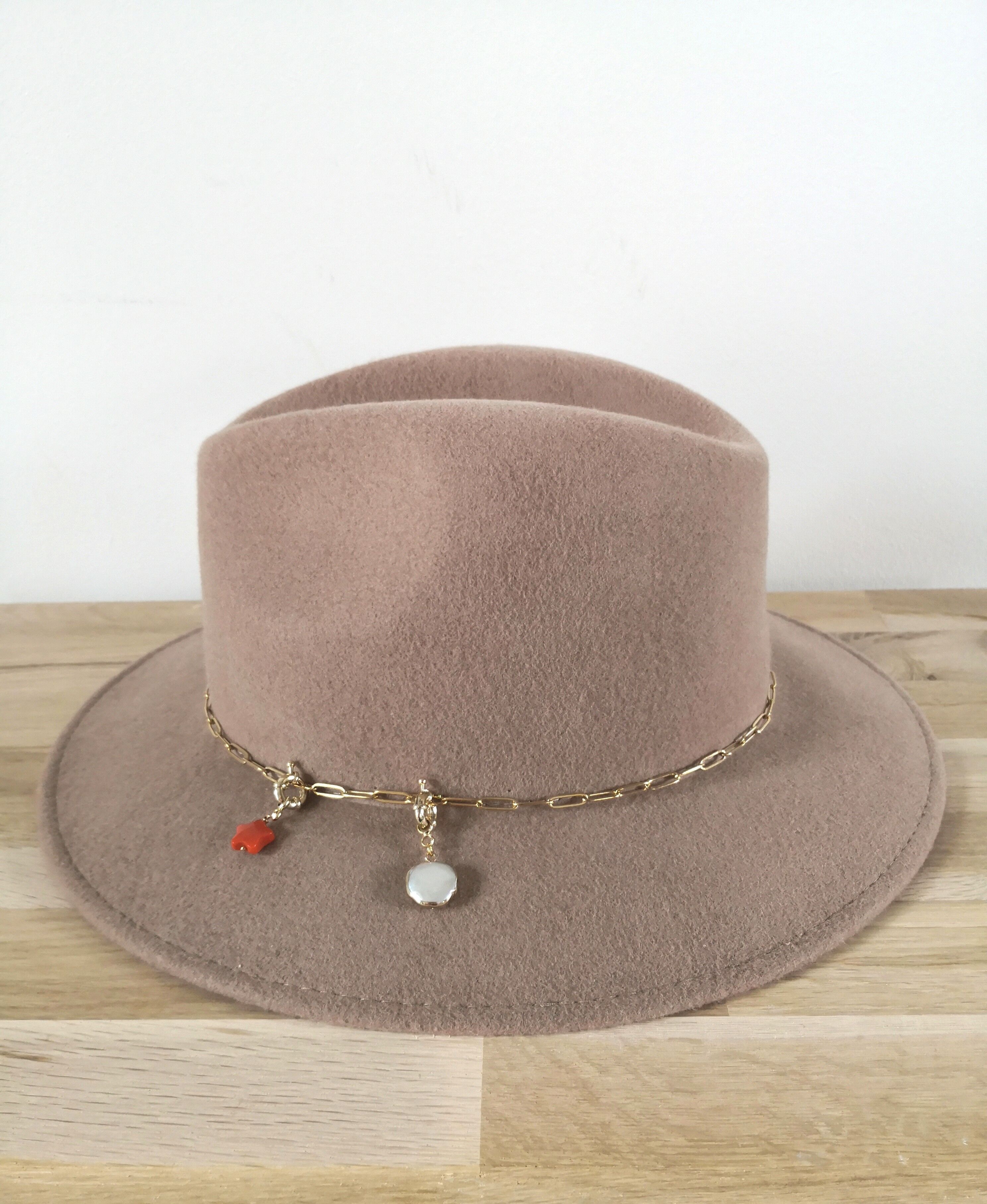 Buy wholesale Felt hat in the shape of FEDORA, women's hat with