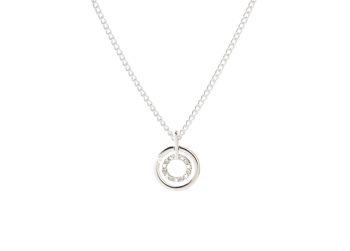 PENDENTIF CERCLE ARGENT - DST2-0023CRP