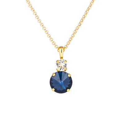 DOUBLE GOLD PLATED PENDANT - DST2-0012MTD