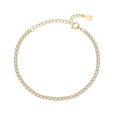 BRACELET CRISTAL PLAQUÉ OR - DST4-0311CRD