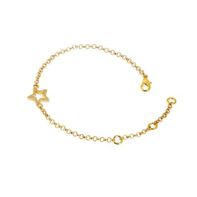 GOLD PLATED STAR BRACELET - DST4-0158ESD