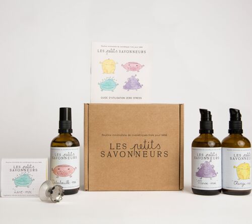 Routine minimaliste bébé - Avec porte-savon