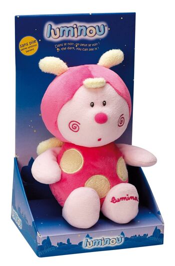 Peluche Luminou Papillou, 24 cm, 3 modèles assortis, en boite 1