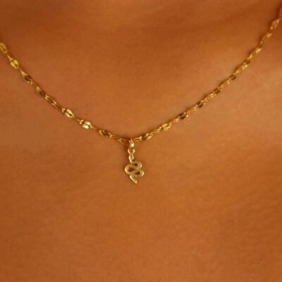 Emefa 18ct gold plated on stainless steel Necklace