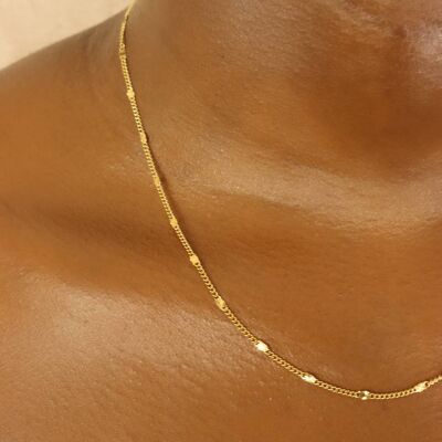Enitan 18ct gold plated on stainless steel Necklace