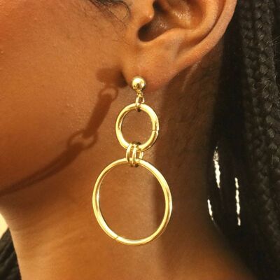 Rossana 18ct Gold Plated Copper Earrings