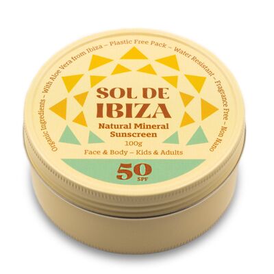 Face & Body Plastic Free Tin SPF50