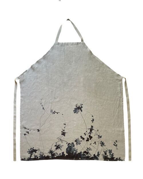 Buy wholesale LOUISETTE APRON, SAGE green, LINEN, MADE IN FRANCE