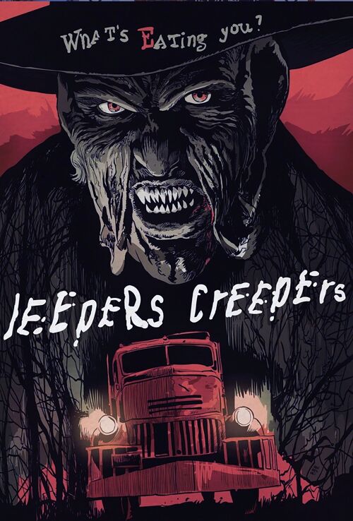 Jeepers Creepers Metal Sign