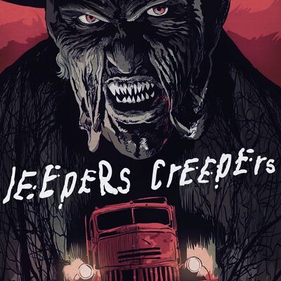 Cartel de Metal Jeepers Creepers