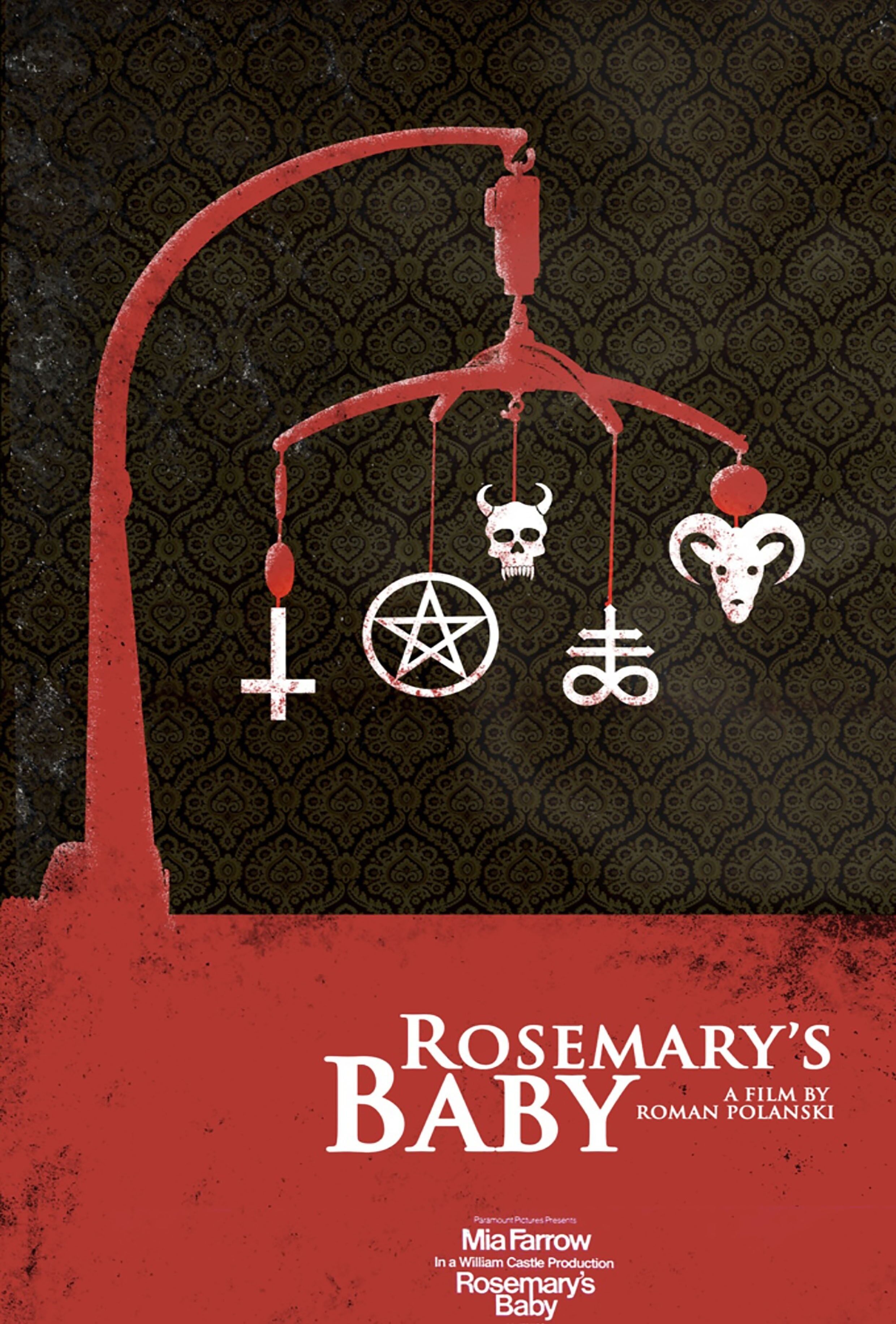 Plaque Métal Rosemary's Baby