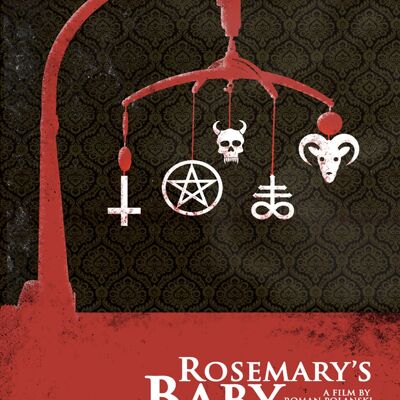 El bebé de Rosemary Letrero de metal