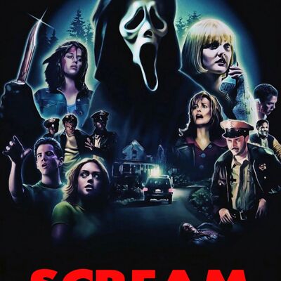 Panneau métallique Scream A5