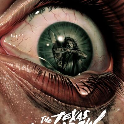 Texas Chainsaw Massacre Eye Plaque Métallique