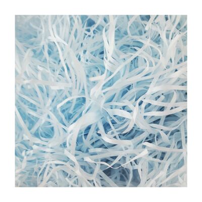 100 grams Shredded Paper Gift Hamper Filling - Light Blue