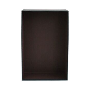 Boîte noire avec couvercle - 34 x 23 x 8 cm 3