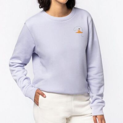 Unisex-Sweatshirt | Turnster-Stickerei | Violett
