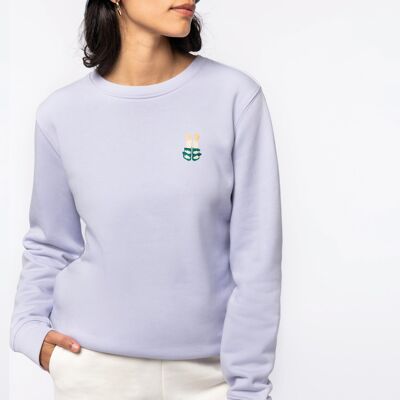 Unisex-Sweatshirt | Birke und Socken | Violett