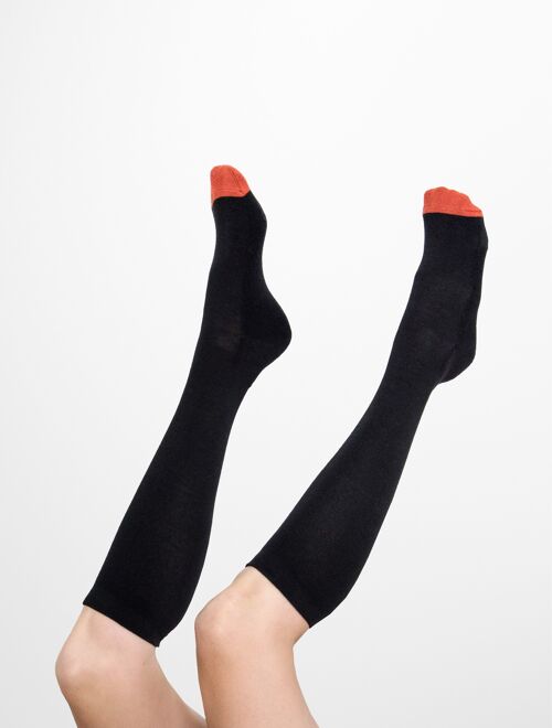 Knee-high socks Black