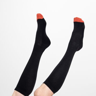 Chaussettes hautes Noir