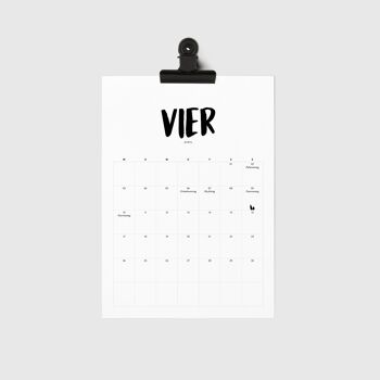 VENTE - Calendrier 2024 2