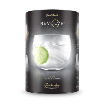 Verre à cocktail Final Touch Revolve – Lot de 2 (500 ml chacun) 1