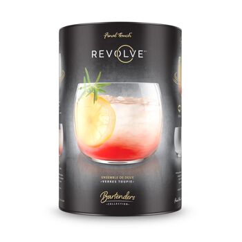 Verre à cocktail Final Touch Revolve – Lot de 2 (500 ml chacun) 4