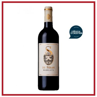 S de Siran - Vin de Bordeaux Margaux - Vin Rouge - Millésime 2016