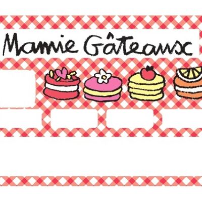 ADHESIVE CB MAMIE GATEAUX VALÉRIE NYLIN