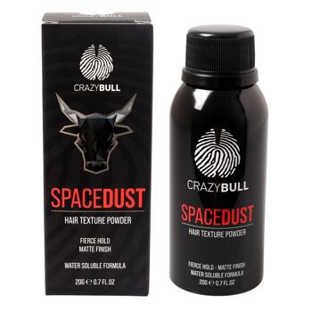 Poudre coiffante et texturante Crazy Bull Space Dust 1