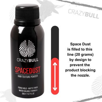 Poudre coiffante et texturante Crazy Bull Space Dust 2