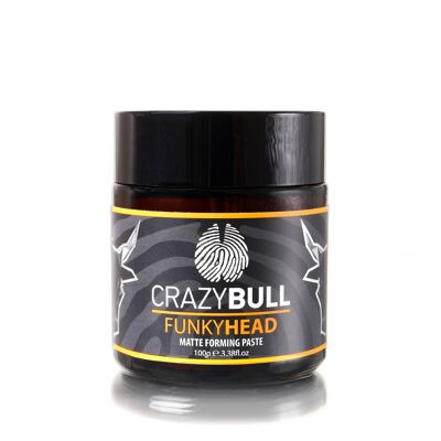 Crazy Bull Funky Head Light Hold Pasta mate para peinar el cabello