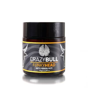 Crazy Bull Funky Head Light Hold Pâte mate coiffante 1