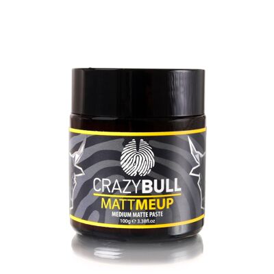 Crazy Bull MattMeUp Styling-Mattpaste mit mittlerem Halt