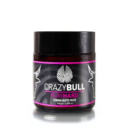 Crazy Bull Play Hard Strong Hold Matte Styling Paste