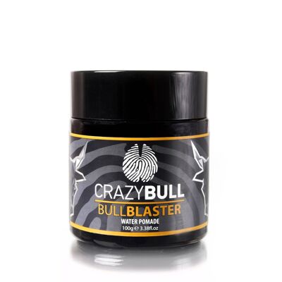 Crazy Bull - Pomada para peinar al agua de fijación fuerte Bull Blaster