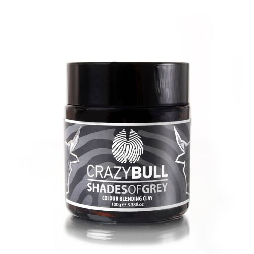 Crazy Bull Shades of Grey Color Tint Blending Styling Clay