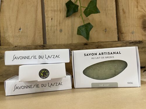 Savon au lait de brebis The vert