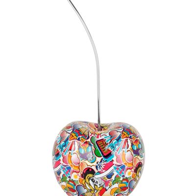 ADM – Harzskulptur „Cherry“ – Farbgraffiti1 – 54 x 22 x 18 cm