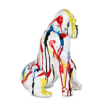 ADM - Sculpture en résine 'Orangutan' - Couleur Multicolore - 38 x 27 x 25 cm 3