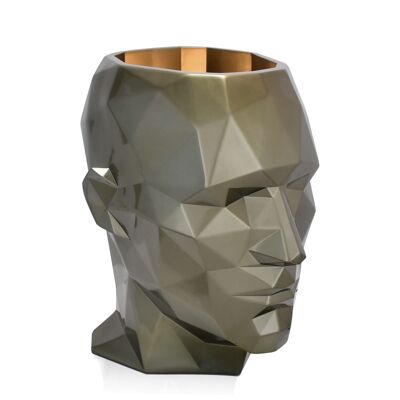 ADM - 'Man's Head' Lamp - Anthracite Color - 39 x 37 x 29 cm