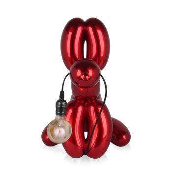 ADM - Lampe 'Chien ballon assis' - Rouge - 46 x 31 x 50 cm 9