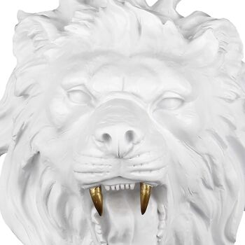 ADM - Lampe 'Tête de Lion' - Couleur Blanc - 56 x 39 x 37 cm 8