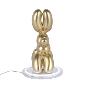 ADM - Lampe led 'Balloon dog' - Couleur or - 27 x 29 x 17 cm 8