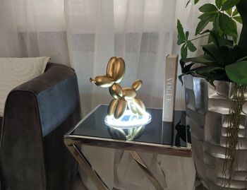 ADM - Lampe led 'Balloon dog' - Couleur or - 27 x 29 x 17 cm 10