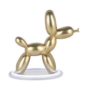 ADM - Lampe led 'Balloon dog' - Couleur or - 27 x 29 x 17 cm 2