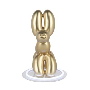 ADM - Lampe led 'Balloon dog' - Couleur or - 27 x 29 x 17 cm 4