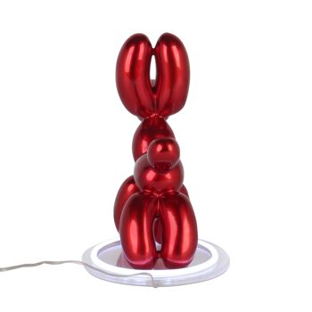 ADM - Lampe LED 'Balloon dog' - Rouge - 27 x 29 x 17 cm 8