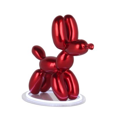 ADM - Lampe LED 'Balloon dog' - Rouge - 27 x 29 x 17 cm