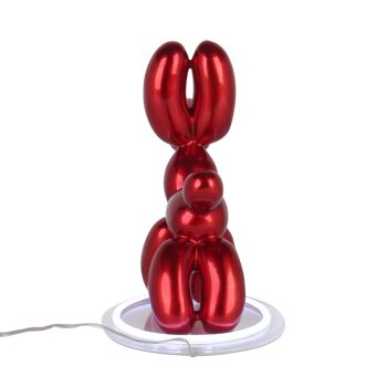 ADM - Lampe LED 'Balloon dog' - Rouge - 27 x 29 x 17 cm 3